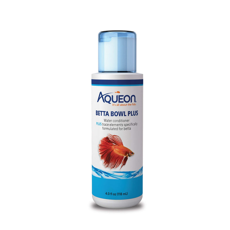 Aqueon Aquarium Fish Tank Betta Bowl Plus Water Conditioner, 4 Ounce - BeesActive Australia