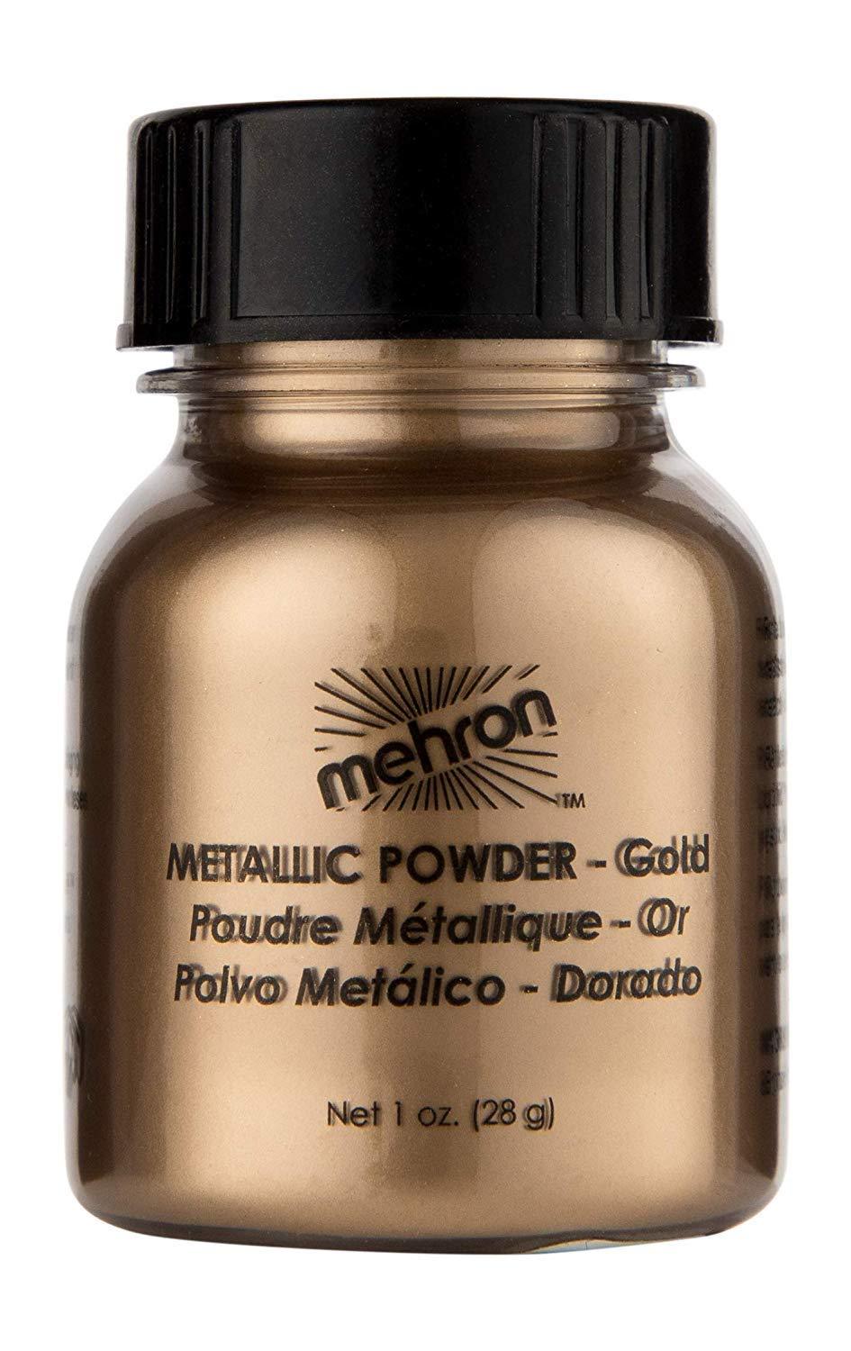 Mehron Makeup Metallic Powder (1 oz) (Gold) Gold - BeesActive Australia