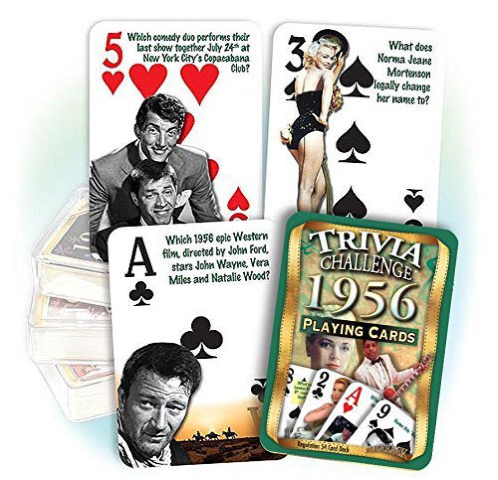 [AUSTRALIA] - Flickback 1956 Trivia Playing Cards: Birthday Gift 