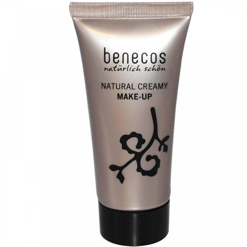 Benecos, Natural Creamy Makeup, Liquid Foundation Makeup for Naturally Flawless Matte Look, for Medium to Dark Skin Tones, Vegan, Organic (Caramel) 30ml/1oz - BeesActive Australia