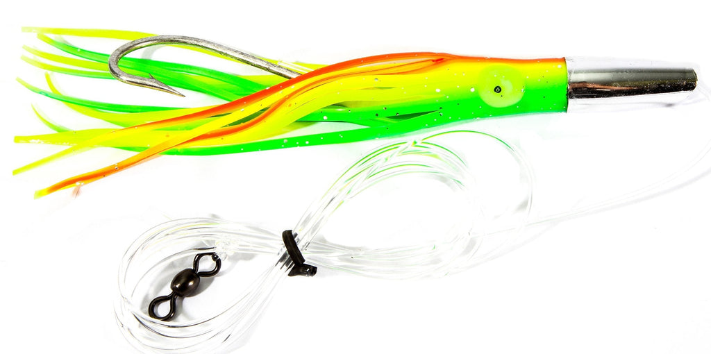 [AUSTRALIA] - Boone Mahi Jet Rigged Bait, Chart Bright Green, 6 1/2-Inch 