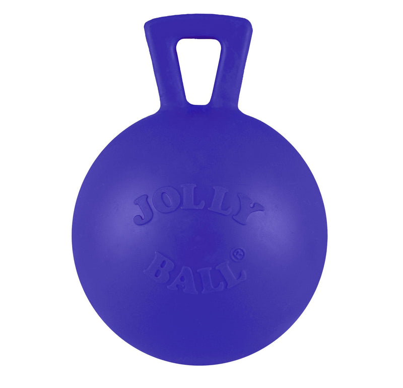 Jolly Pets Small Tug-n-Toss Treat Dispensing Dog Toy Ball Blue 4 in/Petite - BeesActive Australia