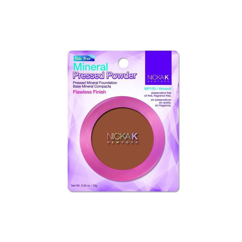 NICKA K New York Mineral Pressed Powder 0.35oz, MP105 Almond - BeesActive Australia