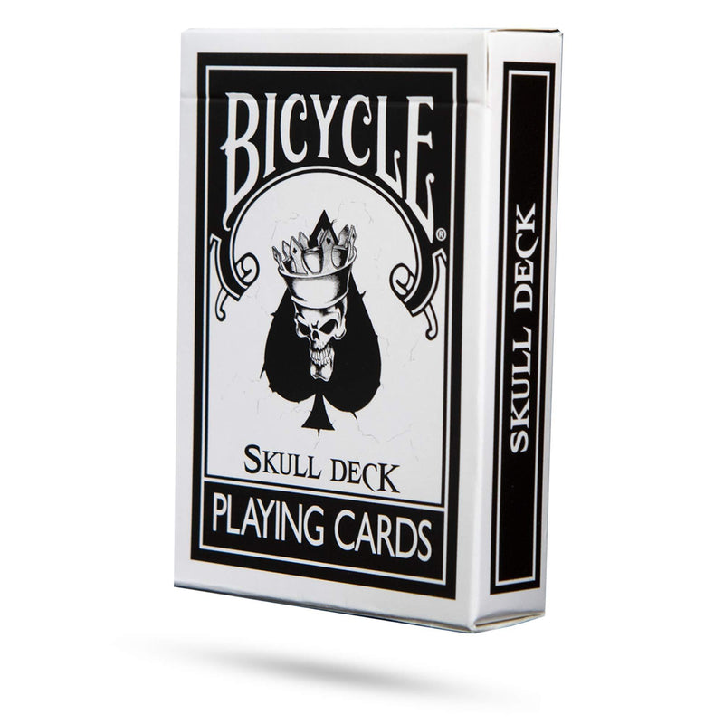 [AUSTRALIA] - Magic Makers Bicycle Black Scorpion Deck with Extra Gaff Cards for Perfoming Magic Card Tricks Black Skull Deck 