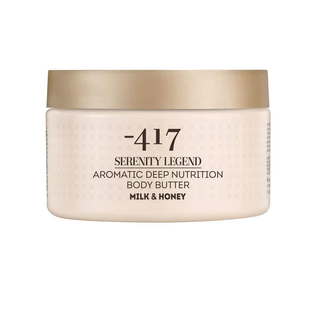 417 Body Butter Milk & Honey, Smoothing Moisturizer – Shea Butter and Dead Sea Salt Cosmetics, Aromatic Body Butter for Dry Skin Serenity Legend Collection - BeesActive Australia