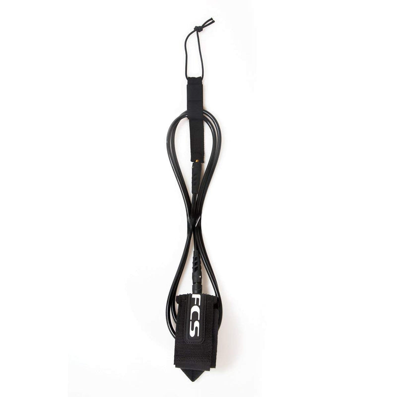 FCS Regular Classic Surf Leash 8 feet Black - BeesActive Australia