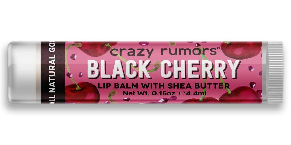 Crazy Rumors Black Cherry Lip Balm. 100% Natural, Vegan, Plant-Based, Made in USA. - BeesActive Australia