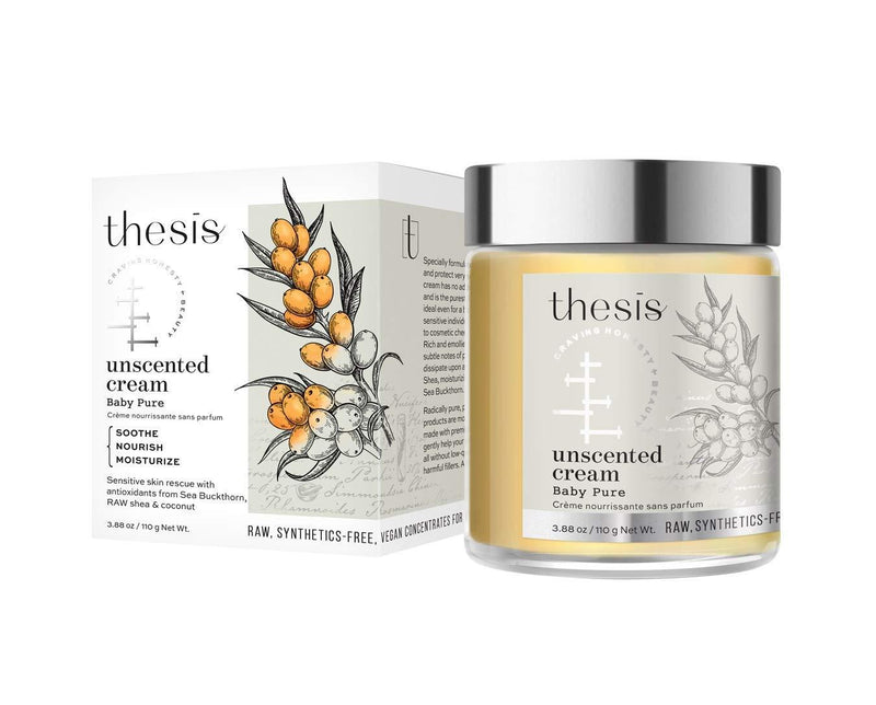 Thesis Organic Body Cream - Raw Shea Butter - Unscented - Mother, Baby, Sensitive Skin Unscented  4 fl. oz / 120 mL - BeesActive Australia