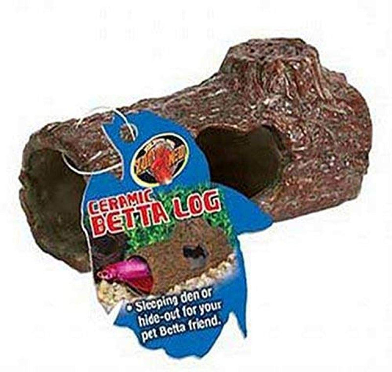 Zoo Med Laboratories AZMFA50 Sinking Ceramic Betta Log - BeesActive Australia