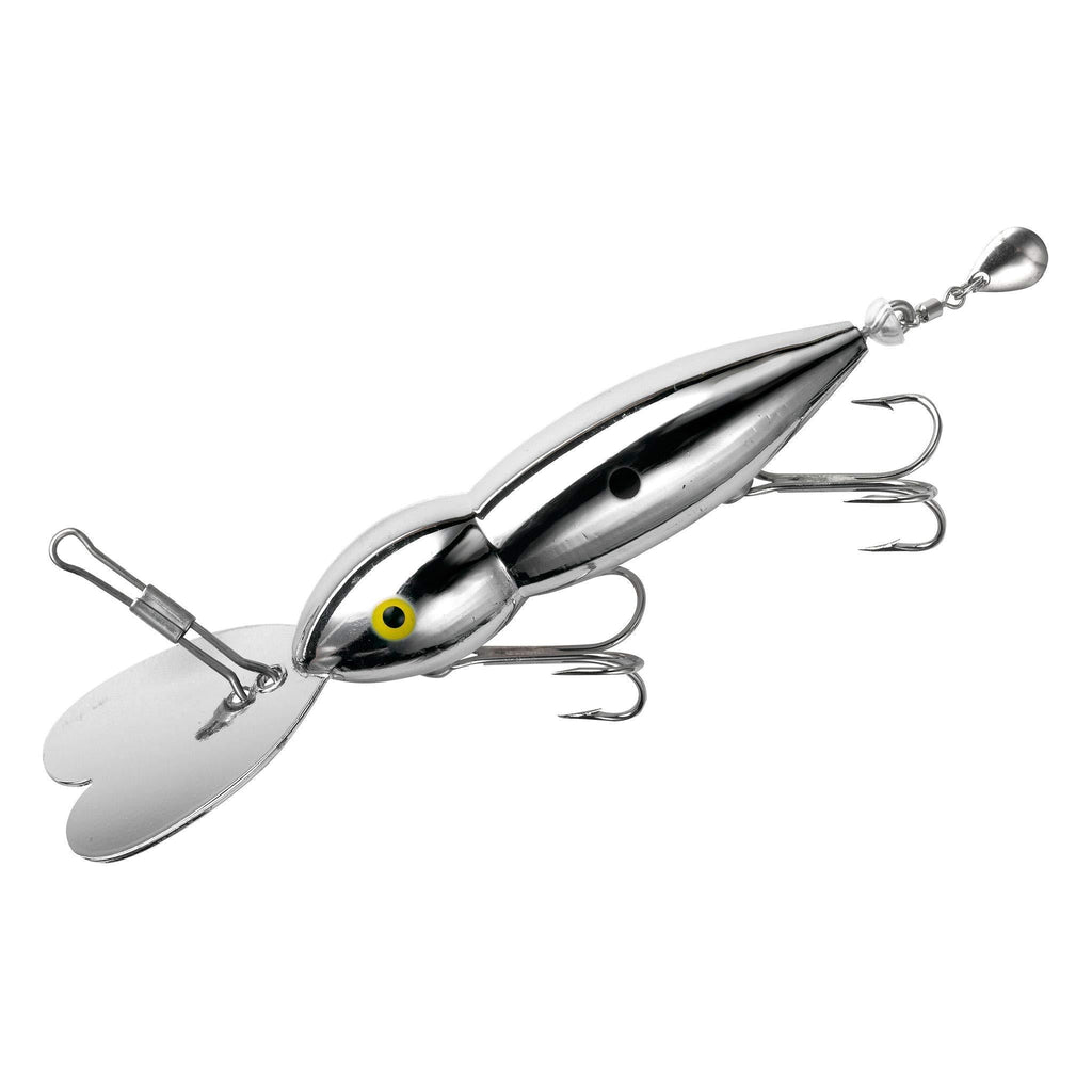 [AUSTRALIA] - Heddon Magnum Hellbender Deep-Diving Fishing Lure, 5 1/2 Inch, 7/8 Ounce Silver Plate 