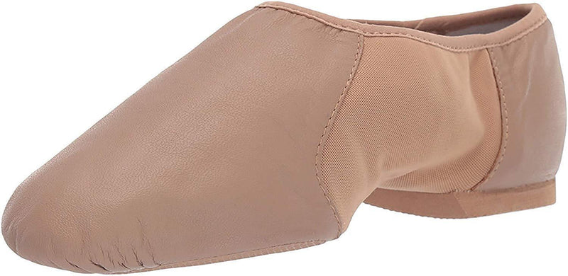 [AUSTRALIA] - Bloch Dance Women's Neo-Flex Leather and Neoprene Slip On Split Sole Jazz Shoe 8.5 Tan 