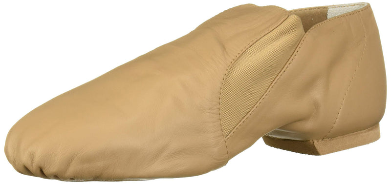 [AUSTRALIA] - Bloch Dance Women's Elasta Bootie Leather and Elastic Split Sole Jazz Shoe 5.5 Tan 