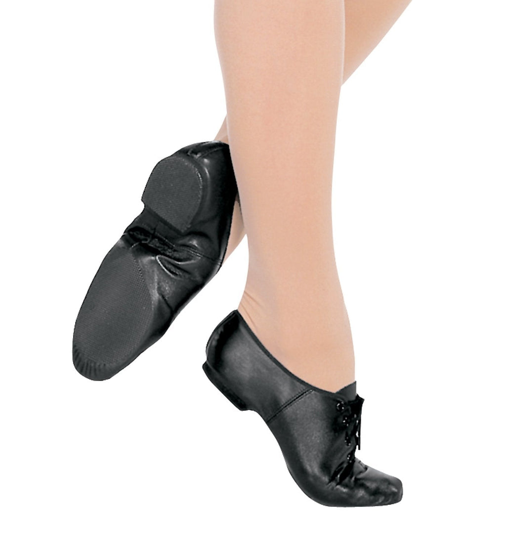 [AUSTRALIA] - Bloch Dance Women's Jazzsoft Split Sole Leather Jazz Shoe 5.5 Black 