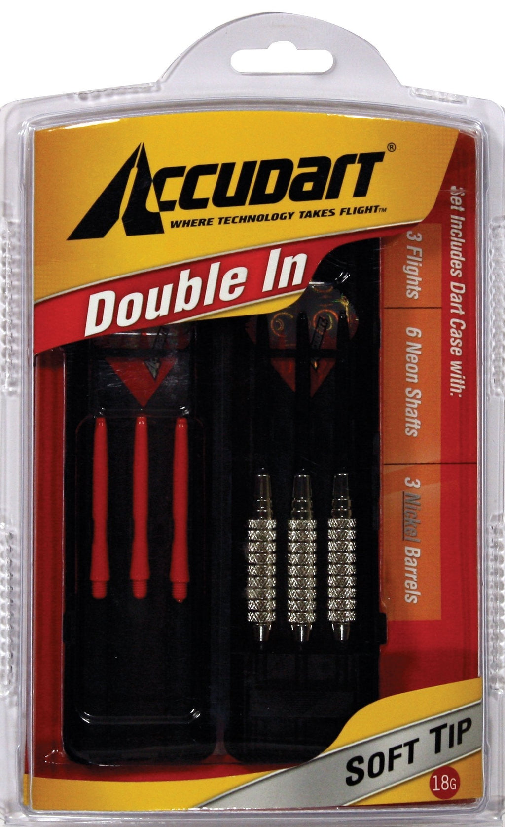 [AUSTRALIA] - Accudart Double-in Set - Steel Tips 