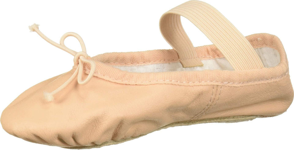 [AUSTRALIA] - Bloch Girls Dance Dansoft Full Sole Leather Ballet Slipper/Shoe, Pink, 12 Narrow Little Kid 