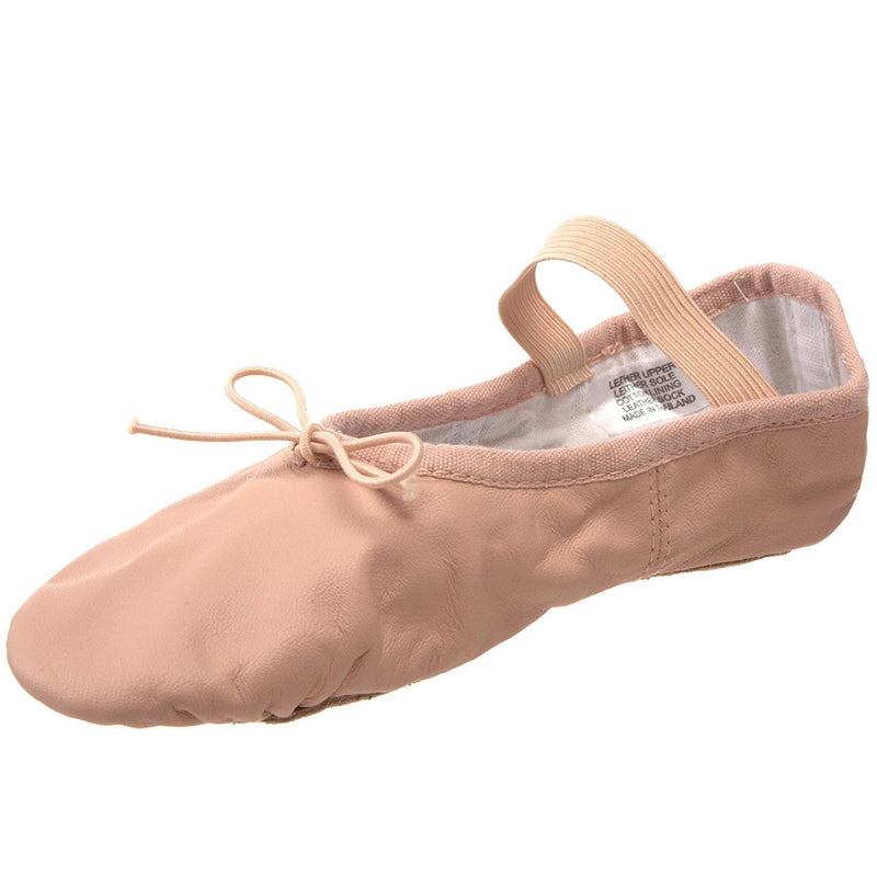 [AUSTRALIA] - Bloch Girls Dance Dansoft Full Sole Leather Ballet Slipper/Shoe, Pink, 9 Wide Toddler 