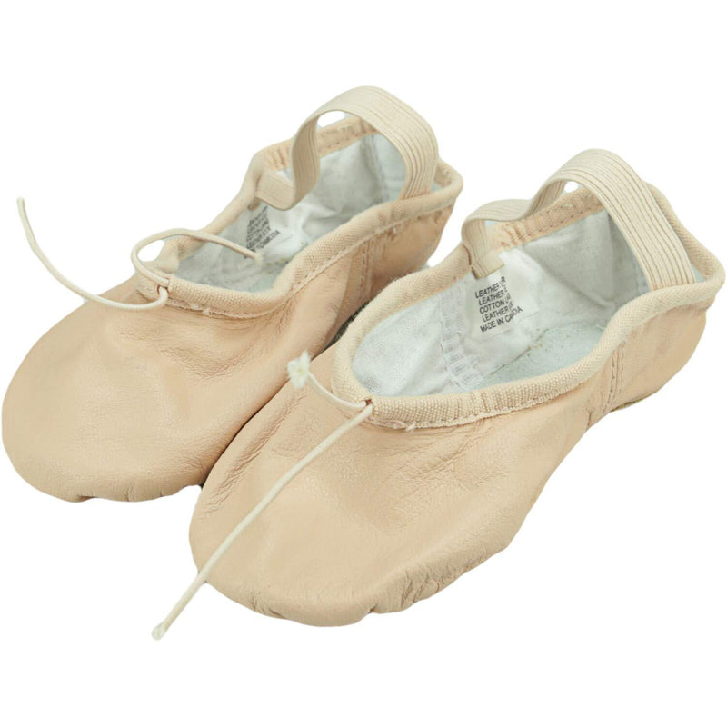 [AUSTRALIA] - Bloch Girls Dance Dansoft Full Sole Leather Ballet Slipper/Shoe, Pink, 11 X-Wide Little Kid 