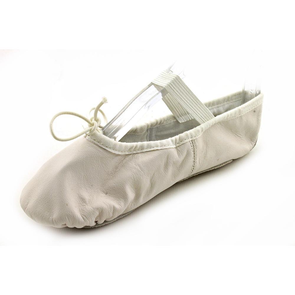 [AUSTRALIA] - Bloch Girls Dance Dansoft Full Sole Leather Ballet Slipper/Shoe, White, 11 X-Wide Little Kid 