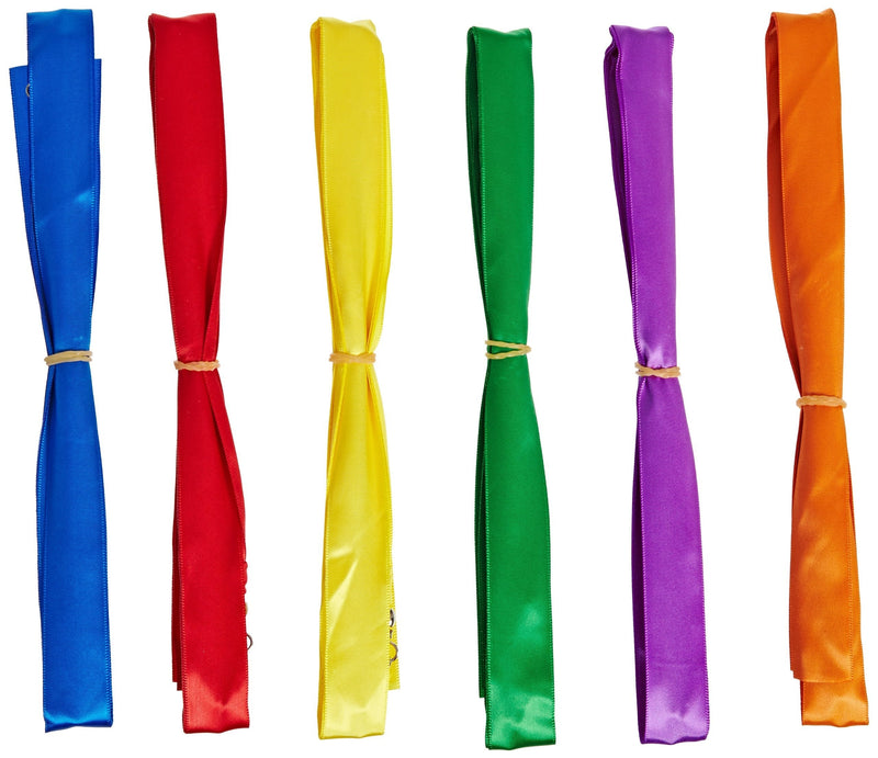 [AUSTRALIA] - Sportime Rainbow Ribbon Wands, 36 Inches, Set of 6 - 004549 