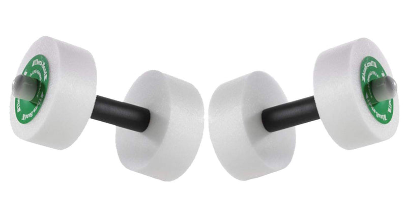 TheraBand Aquatic Hand Bar Dumbbell Weight with Padded Grip Medium - Green - BeesActive Australia