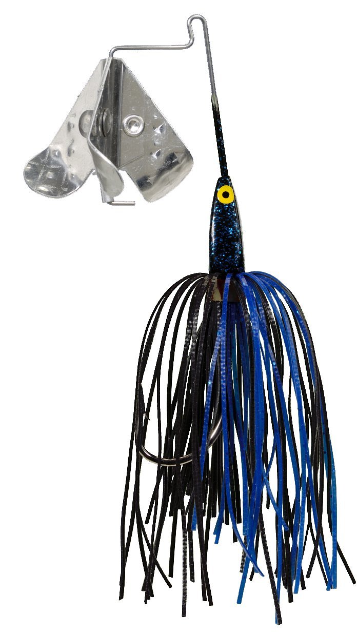 [AUSTRALIA] - Strike King Tri-Wing Mini Buzz King Bait 0.125-Ounce Black/Blue 