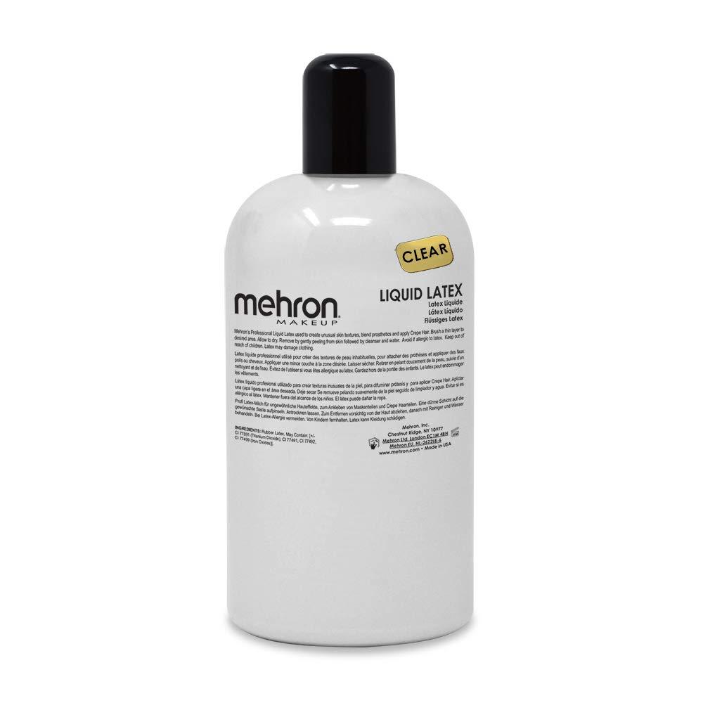 Mehron Makeup Liquid Latex (16 oz) (Clear) 16 Fl Oz (Pack of 1) Clear - BeesActive Australia