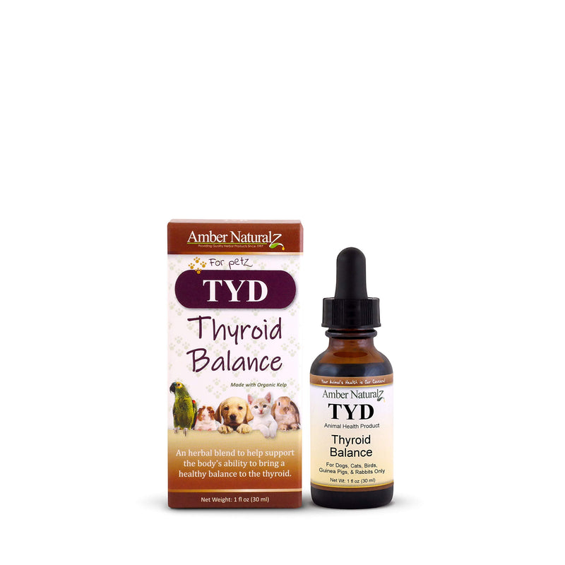 AMBER NATURALZ - TYD - Thyroid Balance - for Petz - 1 Ounce - BeesActive Australia