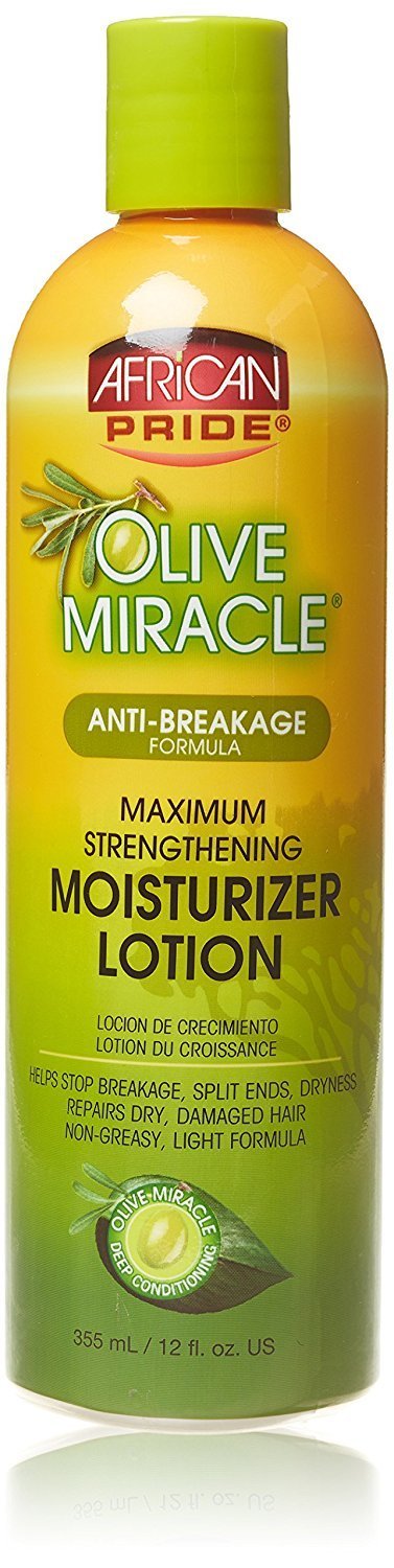 African Pride Olive Miracle Moisturizer Lotion 12 oz 12 Fl Oz (Pack of 1) - BeesActive Australia