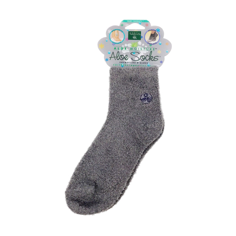 Earth Therapeutics Aloe Socks - Grey 1 Pack(S) Gray - BeesActive Australia