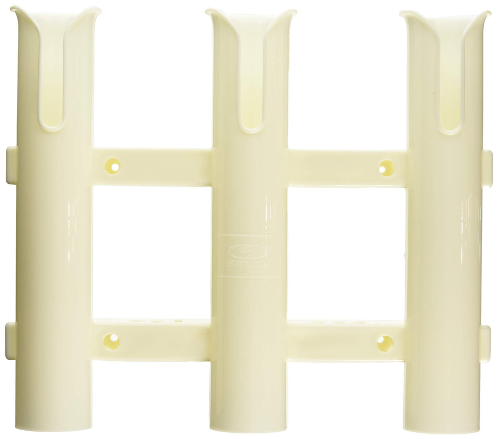 [AUSTRALIA] - CE Smith Tournament 3 Rack Rod Holder-Replacement Parts and Accessories for Tournament Fishing, Rod Fishing, Deep Sea Fishing and Trolling White 