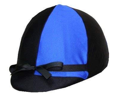 [AUSTRALIA] - Equestrian Riding Helmet Cover - Royal Blue and Black 