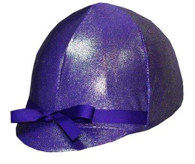 [AUSTRALIA] - Equestrian Riding Helmet Cover - Holographic Purple 