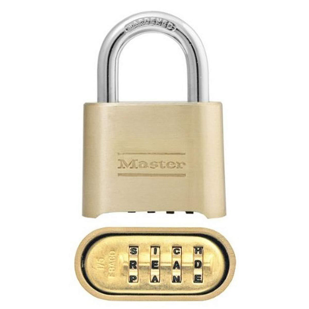 Master Lock Padlock, Set Your Own Letter Combination Lock, 2 in. Wide, 175DWD, 1- inch - BeesActive Australia