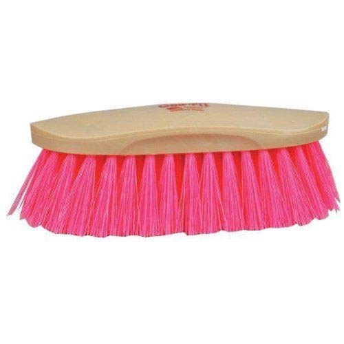 Decker Manufacturing Grip Fit Grooming Horse Brush Hot Pink Synthetic Bristles - BeesActive Australia