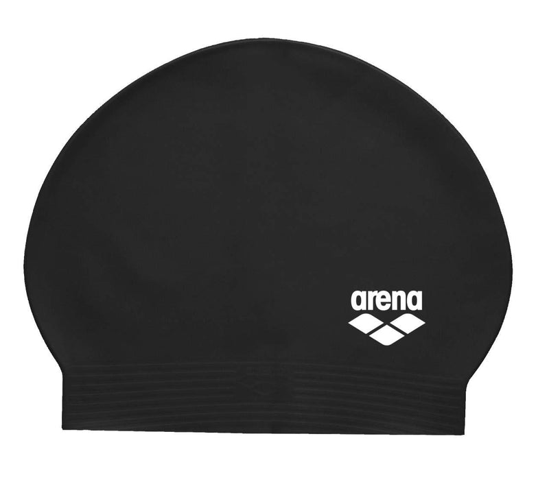 [AUSTRALIA] - Arena Soft Latex Swim Cap Black / White 