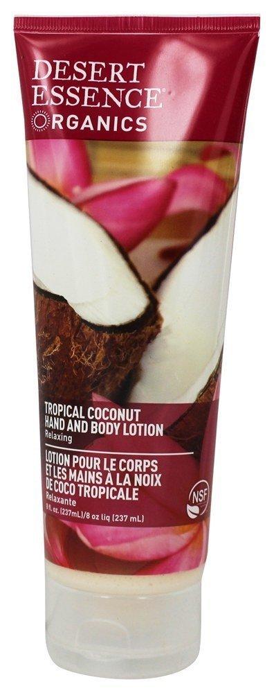 Desert Essence Coconut Hand and Body Lotion 8fl oz Tropical Coconut 8 Fl Oz (Pack of 1) - BeesActive Australia