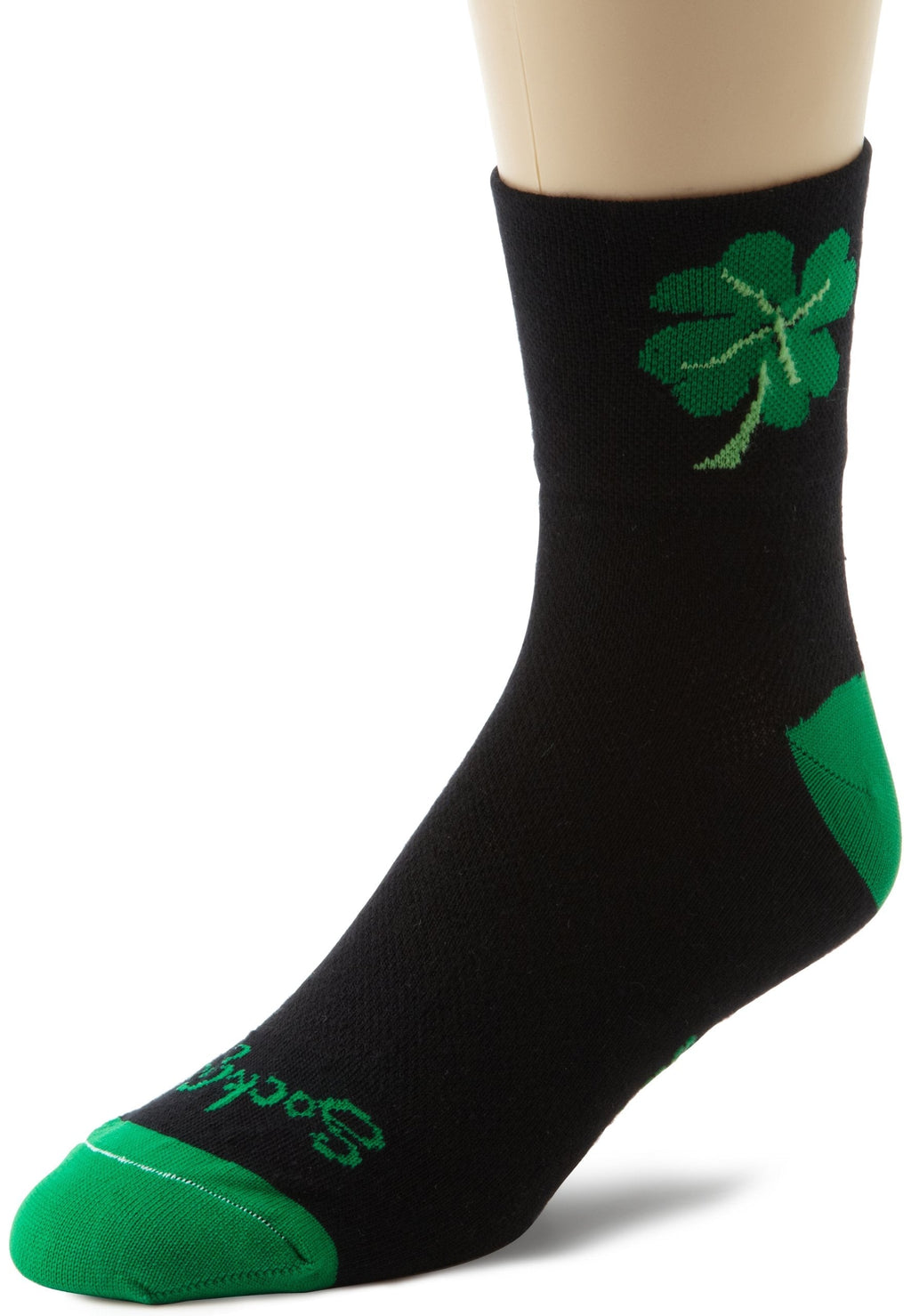 SockGuy Men's Lucky Socks Large-X-Large Black - BeesActive Australia