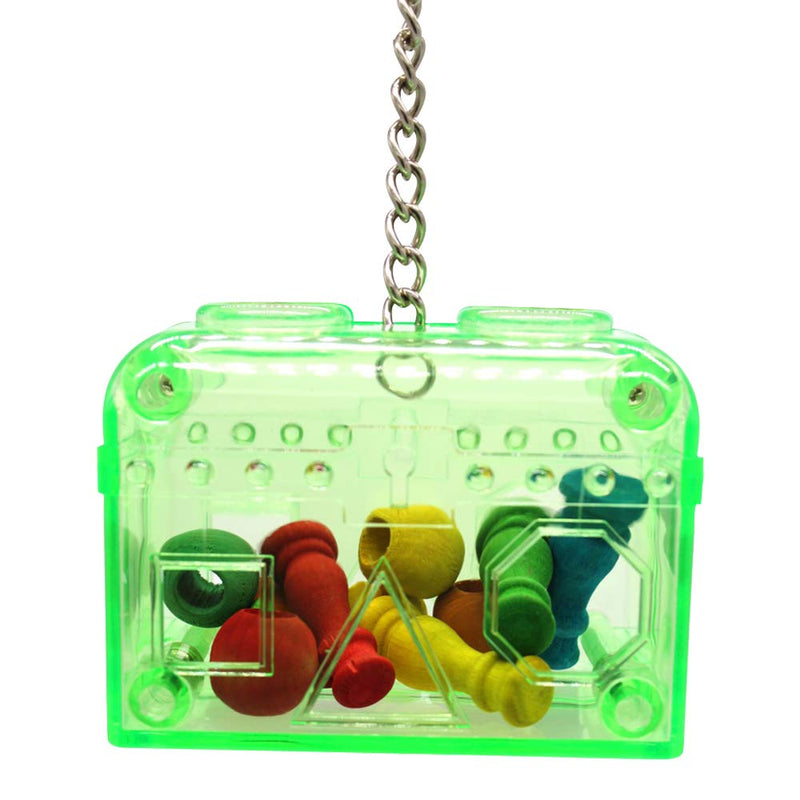 Sweet Feet and Beak Large or Small Treasure Chest - Perfect Bird Cage Toy Colorful, Safe, Easy to Install - Washable, Refillable, Non-Toxic, Foraging Box - Cage Accessories - BeesActive Australia