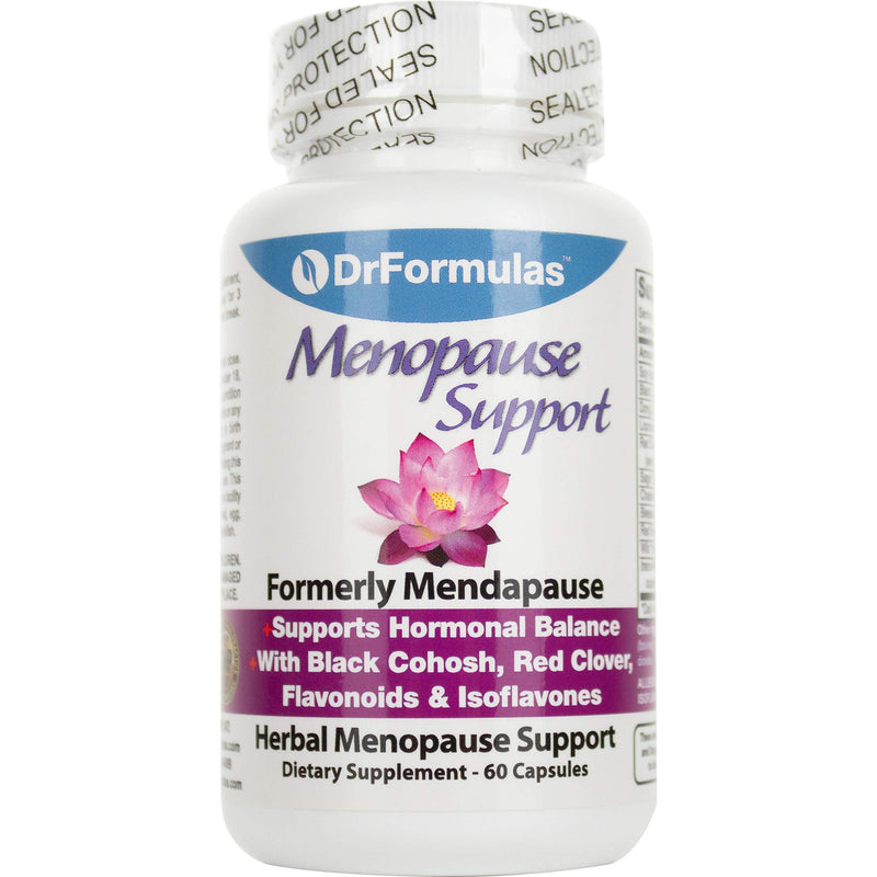 DrFormulas Menopause Supplement, Cream, 60 Count Non-Vegetarian Capsules 60 Count (Pack of 1) - BeesActive Australia