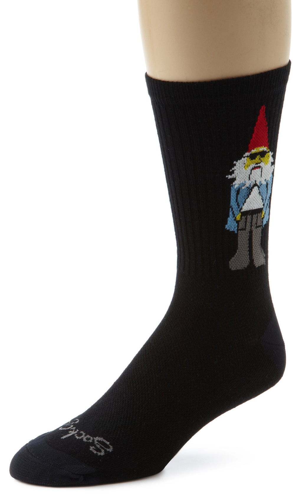 SockGuy Men's Gnomies Socks Small-Medium Black - BeesActive Australia