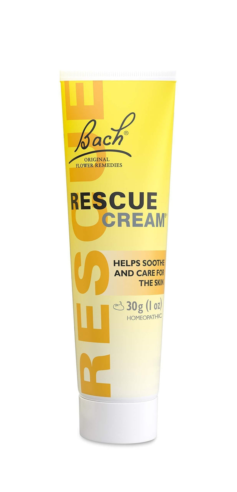 Bach RESCUE Cream, Hydrating Skincare for Hands, Body and Face, Shea Butter, Homeopathic Flower Remedy, Fragrance-Free, Paraben-Free, 30g - BeesActive Australia