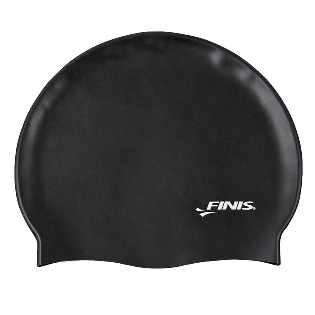 Silicone Swim Cap Black - BeesActive Australia