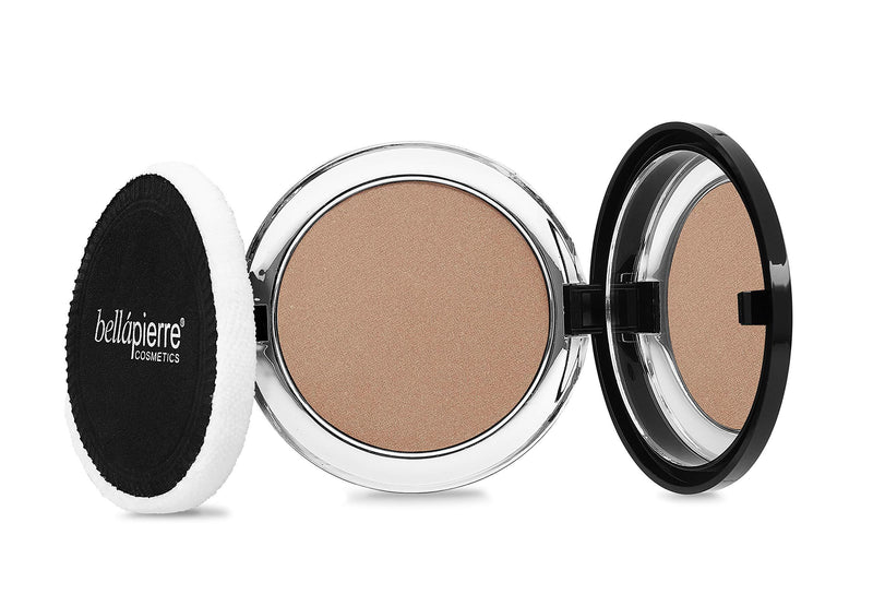 bellapierre Compact Mineral Bronzer | Beautifully Warms and Enhances Skin Tone | Infused with Calming Jojoba | Non-Toxic and Paraben Free Formula | Peony - 0.3 Oz - BeesActive Australia