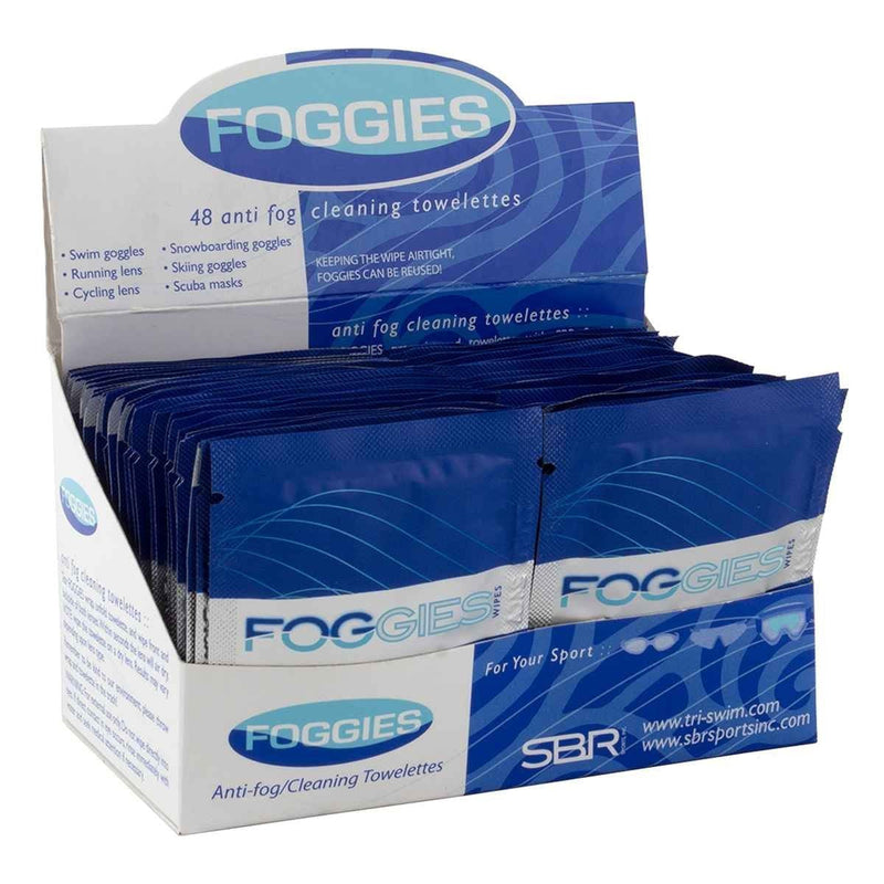 Foggies Anti-Fog Cleaning Towelette Wipes for Goggles, Glasses and Masks, 48-Pack - BeesActive Australia