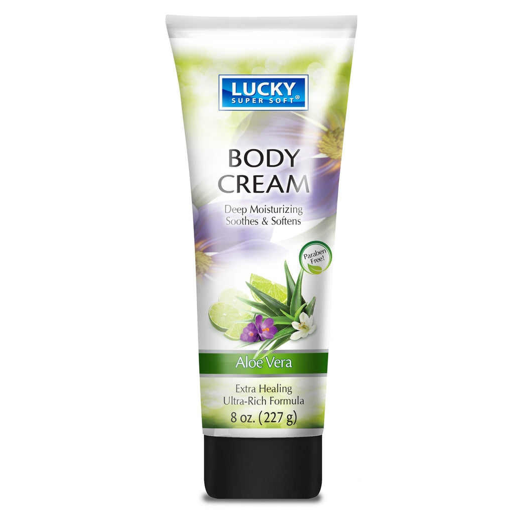 Lucky Super Soft Body Cream, Aloe Vera, 8 Ounce - BeesActive Australia