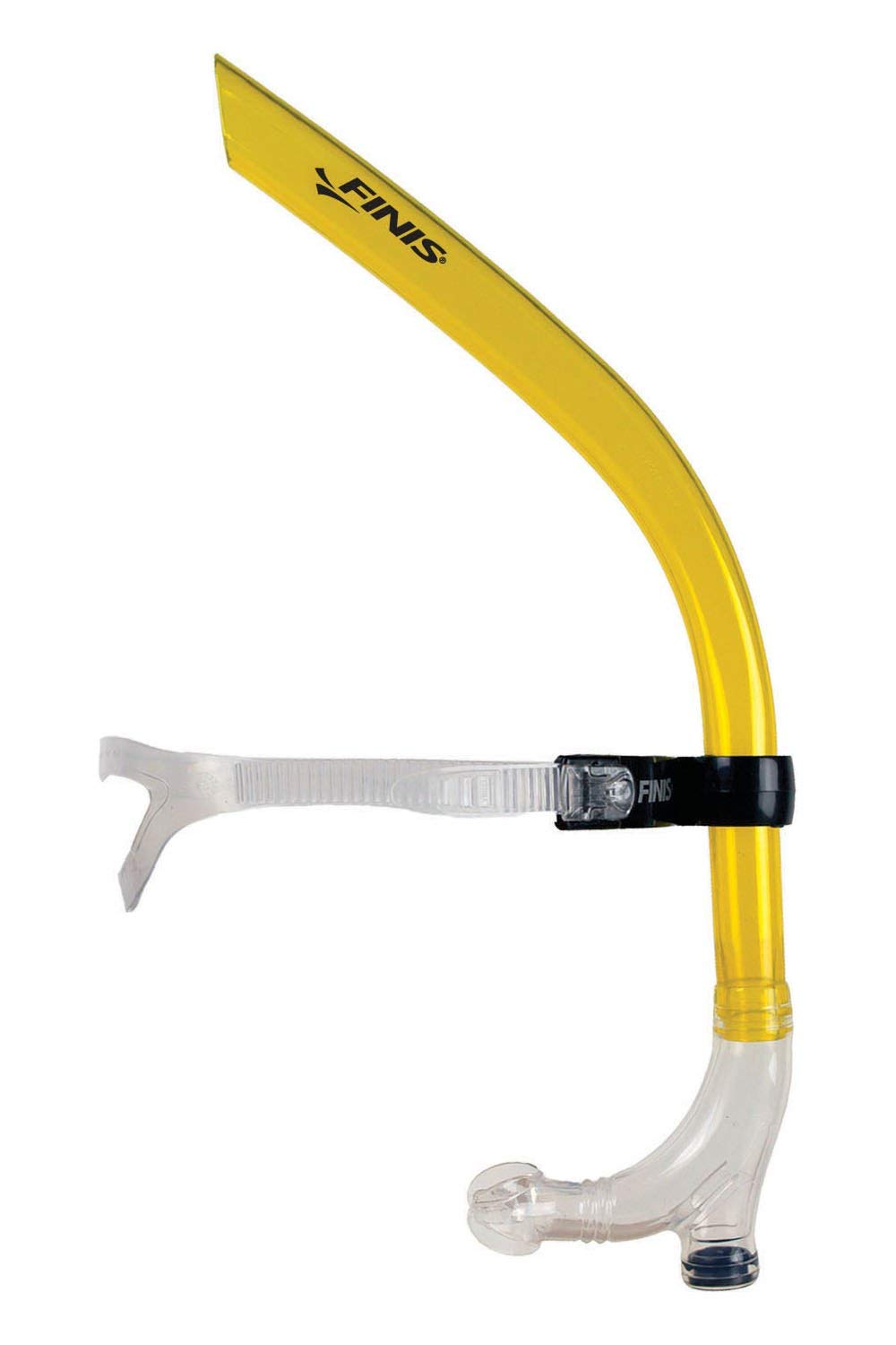 FINIS Original Center-Mount Swimmer's Snorkel for Lap Swimming and Swim Training, Yellow, Adult - BeesActive Australia