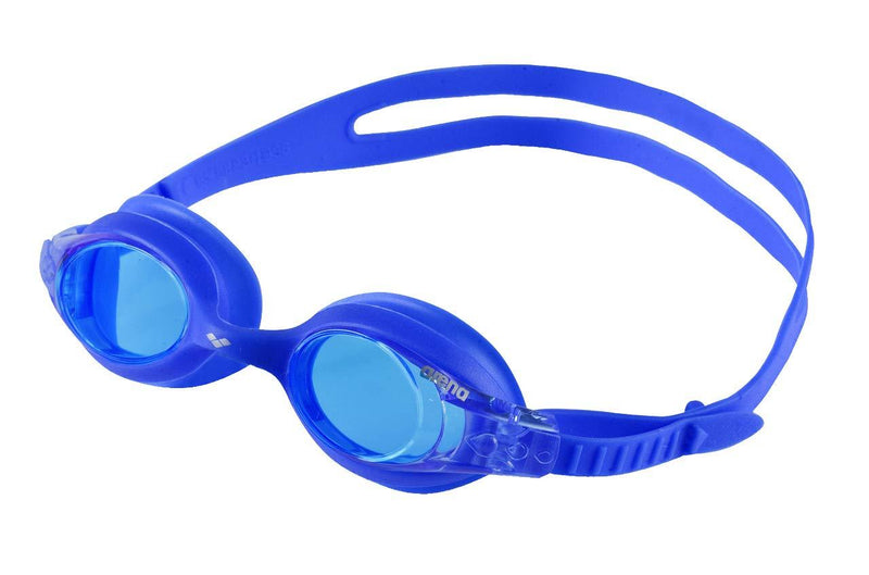[AUSTRALIA] - ARENA X-Lite Kids Swim Goggles for Boys and Girls Blue-Blue Non-Mirror Lens 