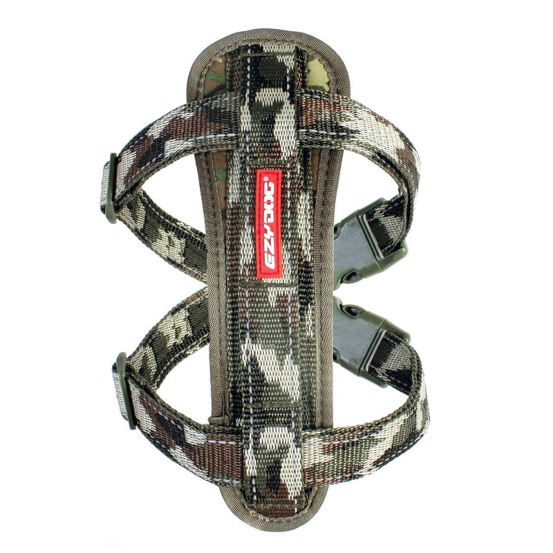 EzyDog Chest Plate Custom Fit Dog Harness Green Camo Large - BeesActive Australia