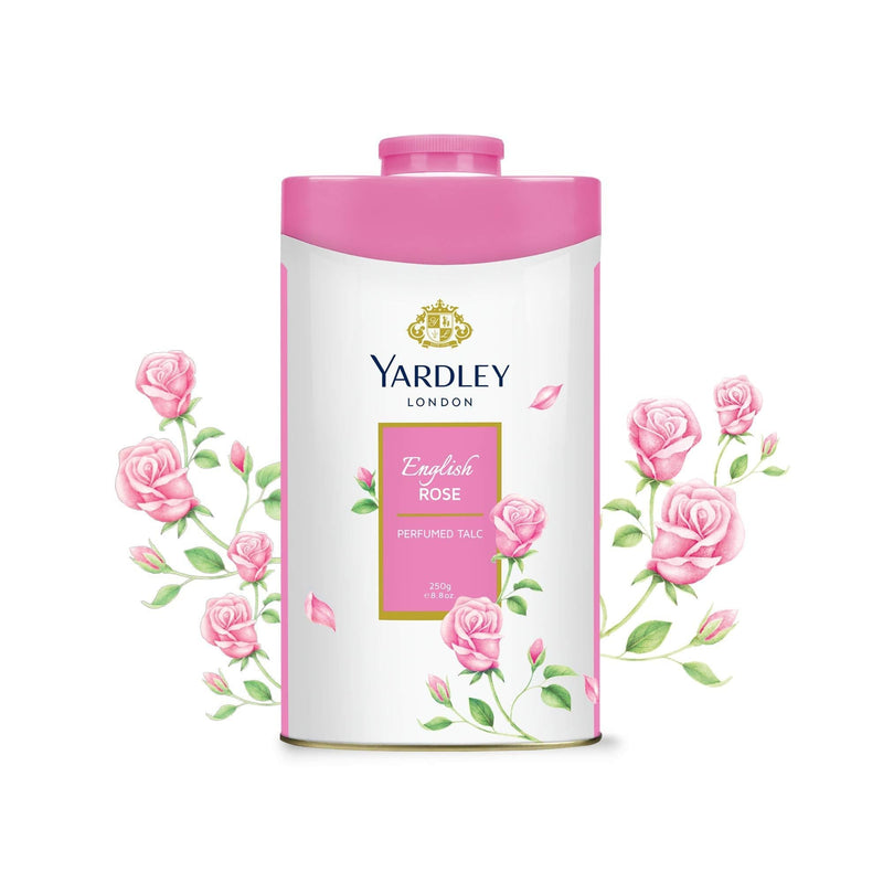 Yardley English Perfumed Talc, Rose - BeesActive Australia