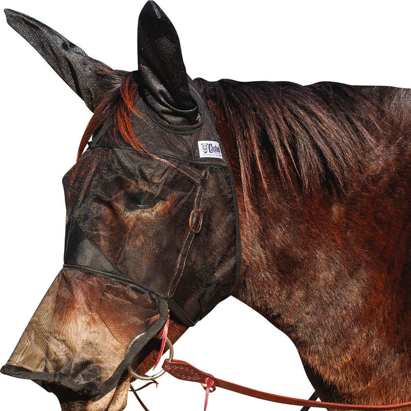 [AUSTRALIA] - Cashel Quiet Ride Long Nose Mule Donkey Fly Mask with Ears Size: Horse 